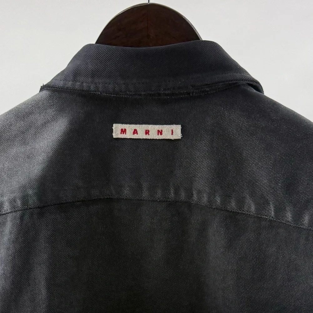 Marni Patchwork Denim Shirt Jacket - Picture 7 of 7